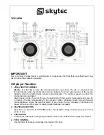 Preview for 2 page of Skytec STX-120 User Manual