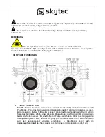 Preview for 17 page of Skytec STX-120 User Manual