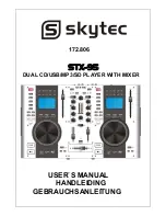 Preview for 1 page of Skytec STX-95 User Manual