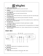 Preview for 4 page of Skytec STX-95 User Manual