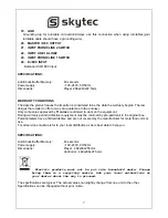 Preview for 7 page of Skytec STX-95 User Manual