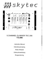 Skytec TEC 250 172.890 Instruction Manual предпросмотр