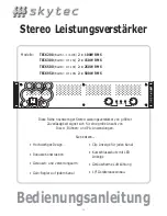 Preview for 10 page of Skytec TEC6200 Operation Manual