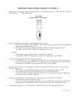 Preview for 5 page of Skytech 1001-A Series Troubleshooting Manual