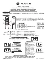 Предварительный просмотр 1 страницы Skytech 1410 T/LCD-A Installation And Operating Instructions