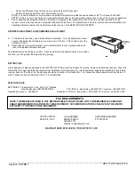 Предварительный просмотр 8 страницы Skytech 3301 BE-1 Installation And Operating Instructions Manual