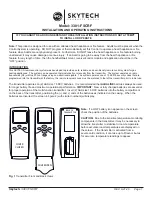 Предварительный просмотр 1 страницы Skytech 3301-FSCRF Installation And Operating Instructions Manual