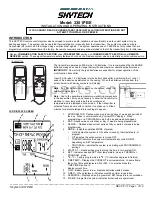 Предварительный просмотр 1 страницы Skytech 3301P BE Installation And Operating Instructions Manual