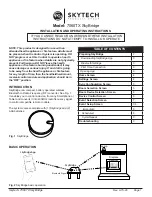 Preview for 1 page of Skytech SkyBridge 7060TX Installation And Operating Instructions Manual