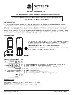 Skytech Smart Batt III Installation & Operation Instructions предпросмотр