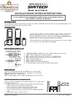 Skytech Smart Stat III Installation And Operation Instructions Manual preview