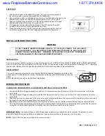 Предварительный просмотр 4 страницы Skytech SR 1001 TH Installation And Operating Instructions Manual