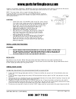 Предварительный просмотр 2 страницы Skytech SR1001-1 Installation And Operating Instructions