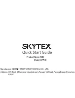 Preview for 1 page of Skytex SP736 Quick Start Manual