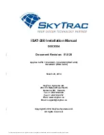 Skytrac 101-200-01 Installation Manual preview