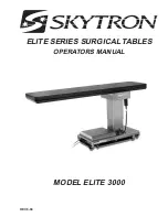 Skytron ELITE 3000 Operator'S Manual предпросмотр