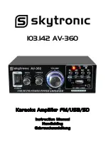 SKYTRONIC 103.142 AV-360 Instruction Manual предпросмотр