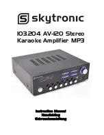 SKYTRONIC 103.204 AV-120 Instruction Manual preview