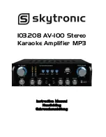 Предварительный просмотр 1 страницы SKYTRONIC 103.208 AV-100 Instruction Manual