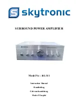 SKYTRONIC 103.311 Instruction Manual предпросмотр