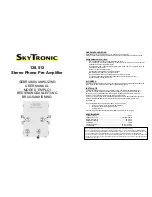 Предварительный просмотр 1 страницы SKYTRONIC 128.512 User Manual