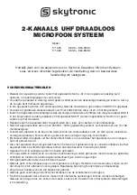 Предварительный просмотр 9 страницы SKYTRONIC 171.325 Operation Manual