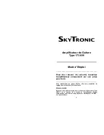 Предварительный просмотр 6 страницы SKYTRONIC 173.039 Instruction Manual