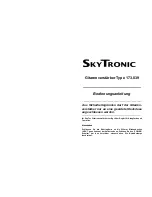 Предварительный просмотр 8 страницы SKYTRONIC 173.039 Instruction Manual