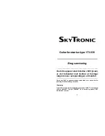 Предварительный просмотр 10 страницы SKYTRONIC 173.039 Instruction Manual