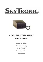 Предварительный просмотр 1 страницы SKYTRONIC 661.078 Instruction Manual