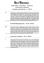 SKYTRONIC 700.015 Instruction Manual preview