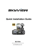 Skyview B2 Elite Quick Installation Manual preview