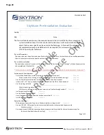 Preview for 22 page of SkyVision Linx 300 Preinstallation Manual