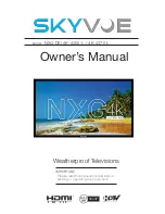 Предварительный просмотр 1 страницы Skyvue 4K-4350-L Owner'S Manual