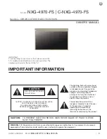 Preview for 5 page of Skyvue C-NXG-4970-FS Owner'S Manual