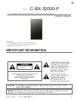 Preview for 5 page of Skyvue C-OBX-32000-P Owner'S Manual