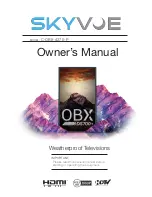 Предварительный просмотр 1 страницы Skyvue C-OBX-4270-P Owner'S Manual