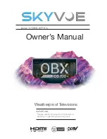 Skyvue C-OBX-4770-L Owner'S Manual предпросмотр