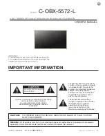 Preview for 5 page of Skyvue C-OBX-5572-L Owner'S Manual