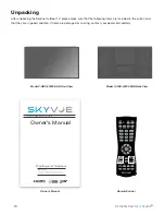 Preview for 12 page of Skyvue C-OBX-65250-UHB-L Owner'S Manual