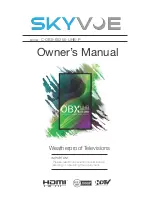 Skyvue C-OBX-65250-UHB-P Owner'S Manual preview