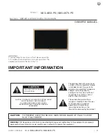 Preview for 5 page of Skyvue NXG-4650-PS Owner'S Manual