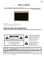 Предварительный просмотр 5 страницы Skyvue NXG-4650 Owner'S Manual