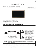 Предварительный просмотр 5 страницы Skyvue NXG-5570-PS Owner'S Manual