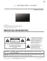 Предварительный просмотр 5 страницы Skyvue NXG-DS 4K-5550-L Owner'S Manual