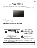 Preview for 5 page of Skyvue OBX-6573-L Owner'S Manual