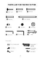 Preview for 7 page of skywalker sports STT200 Assembly Installation, Care Maintenance And User Instructions Manual