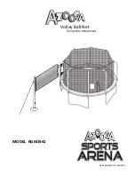 Skywalker AZOOGA SPORTS ARENA Volley Ball Net Manual предпросмотр