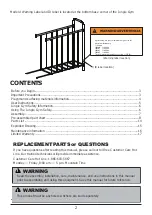 Предварительный просмотр 2 страницы Skywalker Jungle GYM Float Bridge Assembly, Installation, Care,  Maintenance And User Instructions