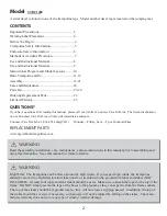 Preview for 2 page of Skywalker STRC1400 User Manual